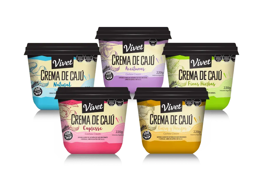 Cremas de Cajú Vivet